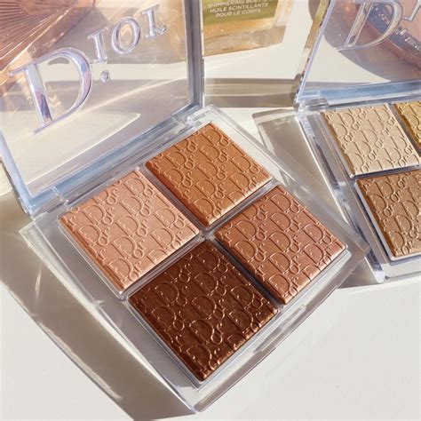 dior copper gold face palette